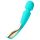 LELO Smart Wand 2 - liels - uzlādējams masāžas vibrators (tirkīzzils)