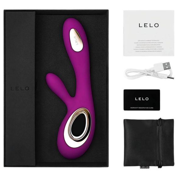 LELO Soraya Wave - vibrators ar klitora stimulatoru, uzlādējams, violets