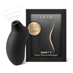 LELO Sona 2 - viļņu klitoru stimulators (melns)