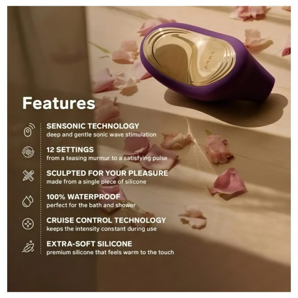 LELO Sona 2 Cruise - klitora stimulators ar skaņas viļņiem melns