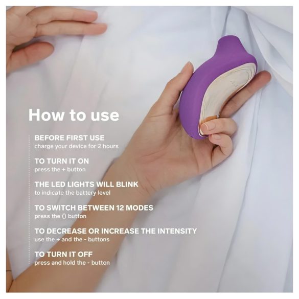 LELO Sona 2 Cruise - klitora stimulators ar skaņas viļņiem melns