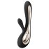 LELO Soraya 2 - uzlādējams, ūdensizturīgs vibrators ar klitora stimulāciju (melns)