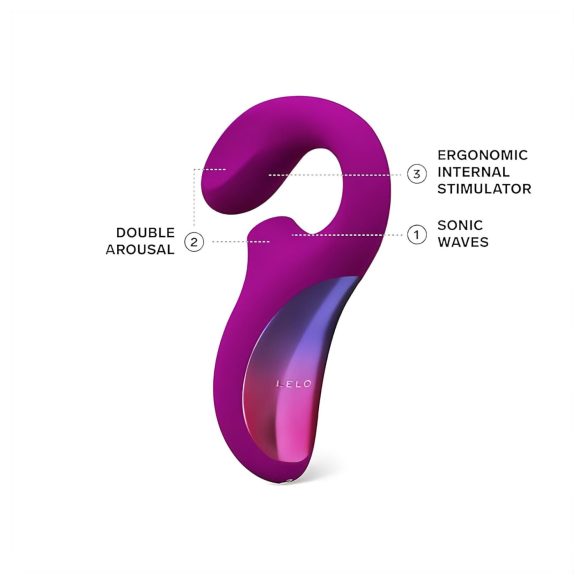 LELO Enigma - uzlādējams, ūdensnecaurlaidīgs 2in1 G-punkta vibrators (violets)