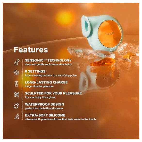 LELO Sila - klitora vibrators ar ūdensizturību un viļņu stimulāciju lillā