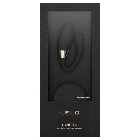 LELO Tiani Duo - pāru vibrators silikona melns
