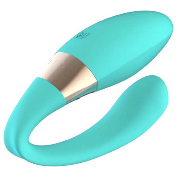 LELO Tiani Harmony - uzlādējamais, gudrais pāra vibrators (tirkīzzils)