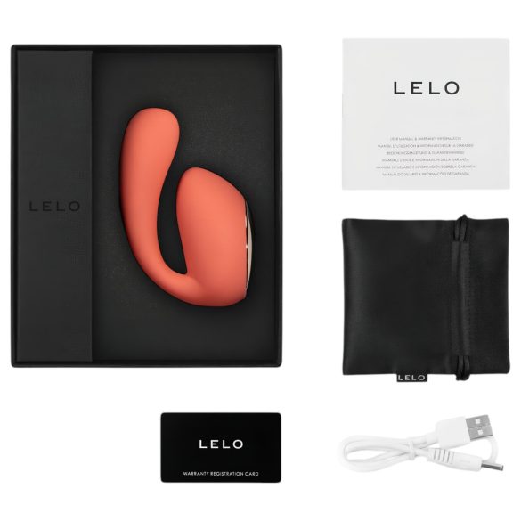 LELO Ida Wave - vibrators ar rotējošu un vibrējošu funkciju, uzlādējams, koraļļu