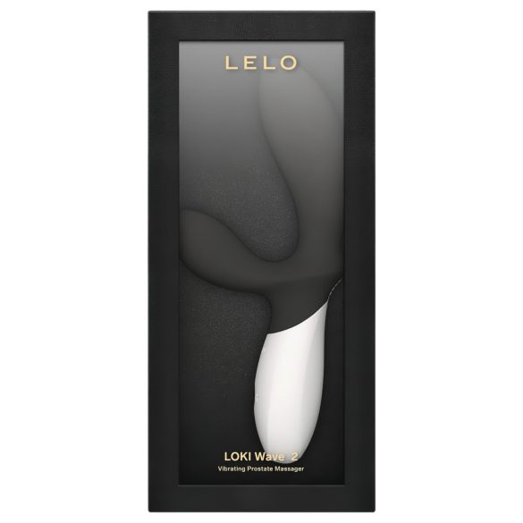 LELO Loki Wave 2 - vīriešu prostatas vibrators, uzlādējams, ūdensizturīgs, melns