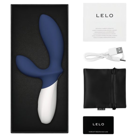 LELO Loki Wave 2 - prostatas vibrators uzlādējams ūdensizturīgs zils