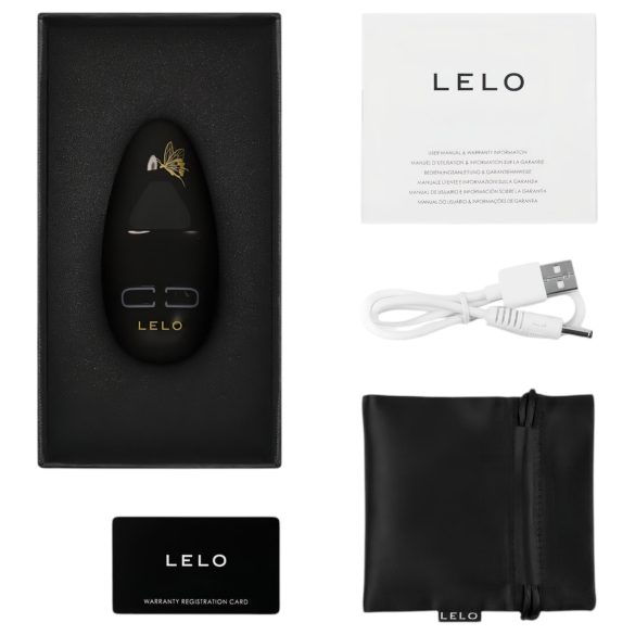 LELO Nea 3 - klitora vibrators uzlādējams ūdensizturīgs melns