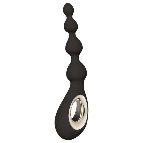 LELO Soraya Pērlītes - uzlādējams, ūdensizturīgs anālais vibrators (melns)