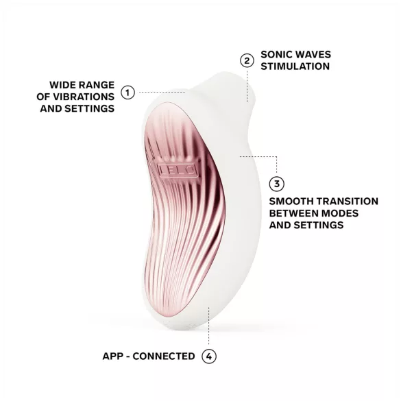 LELO Sona 3 - klitora stimulators ar viļņu tehnoloģiju balts
