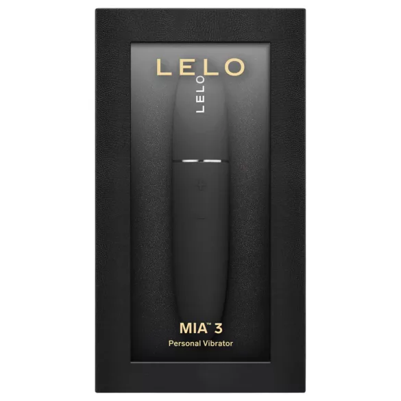 LELO Mia 3 - vibrators lūpu krāsas formā ceļošanai melns