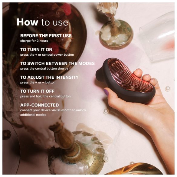 LELO Sona 3 Cruise - klitora stimulators ar viļņu tehnoloģiju melns