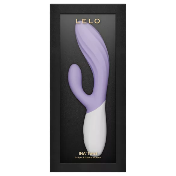 LELO INA Twist - lietotnei pieslēdzams, ar klitora atzaru aprīkots G-punkta vibrators (violets)