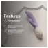 LELO INA Twist - lietotnei pieslēdzams, ar klitora atzaru aprīkots G-punkta vibrators (violets)