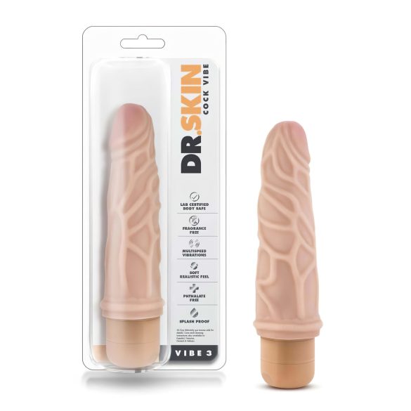 Dr. Skin Vibe Nr.3 - dabīgs dzīvības vibrators