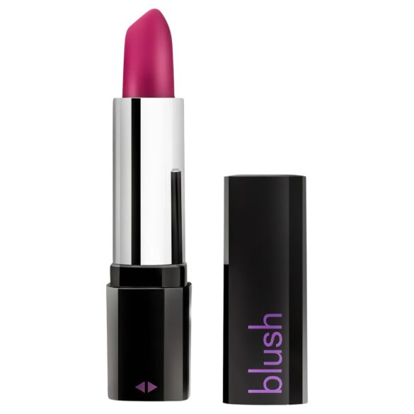 Blush Lipstick Rosé - vibrators lūpu krāsas dizains ūdensizturīgs melns/rozā