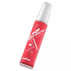   Crushious ZZ POP - ēdams šķidrais vibrators, zemeņu (10 ml)