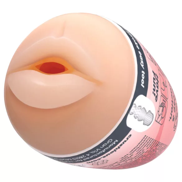 Crushious Ezy Egg Mouth - masturbators olu veida rotaļlieta (ķermeņa krāsā)