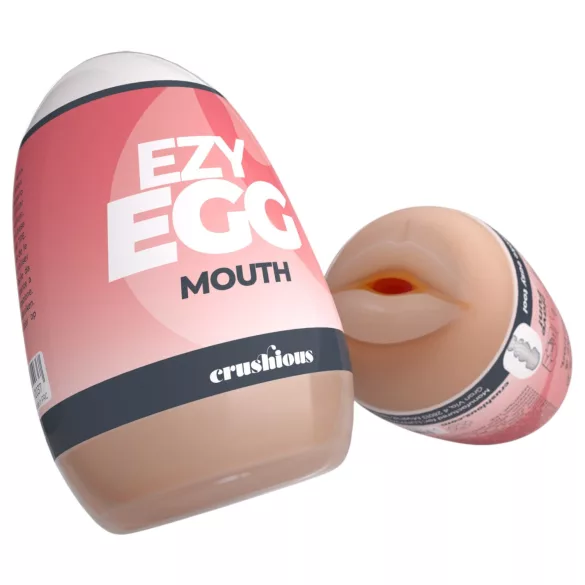 Crushious Ezy Egg Mouth - masturbators olu veida rotaļlieta (ķermeņa krāsā)