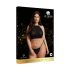 Le Désir Plus Size - mirdzošs ballīšu komplekts - melns (XL-3XL)