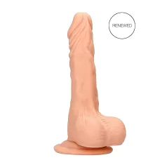   RealRock dildo ar sēkliniekiem 17cm reālistisks ādas krāsa