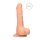 RealRock Dong 8 - Dzīves lieluma dildo ar sēkliniekiem (20 cm) - dabīgs