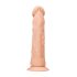 RealRock Dong 7 - dabīgs dildo (17 cm) - miesas krāsas