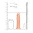 RealRock Dong 7 - dabīgs dildo (17 cm) - miesas krāsas