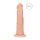 RealRock dildo ar izteiktu vēnainumu 20cm, naturālas krāsas