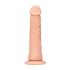 RealRock dildo ar izteiktu vēnainumu 20cm, naturālas krāsas