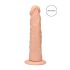RealRock dildo ar izcilu reālistisku formu 23 cm dabīga krāsa