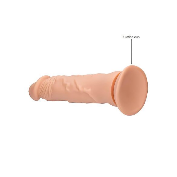 RealRock dildo ar realistisku izskatu 25cm, naturāls