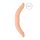 RealRock Dubultais Dildo 14 - 36cm - dabīgā krāsa