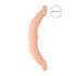 RealRock Dubultais Dildo 14 - 36cm - dabīgā krāsa