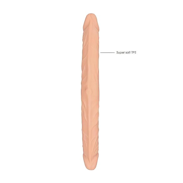 RealRock dubultais dildo 36cm, naturāls