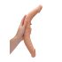 RealRock Dubultais Dildo 14 - 36cm - dabīgā krāsa