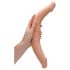 RealRock dubultais dildo 36cm, naturāls