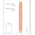 RealRock dubultais dildo 36cm, naturāls