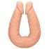 RealRock Dubultais Dildo 14 - 36cm - dabīgā krāsa