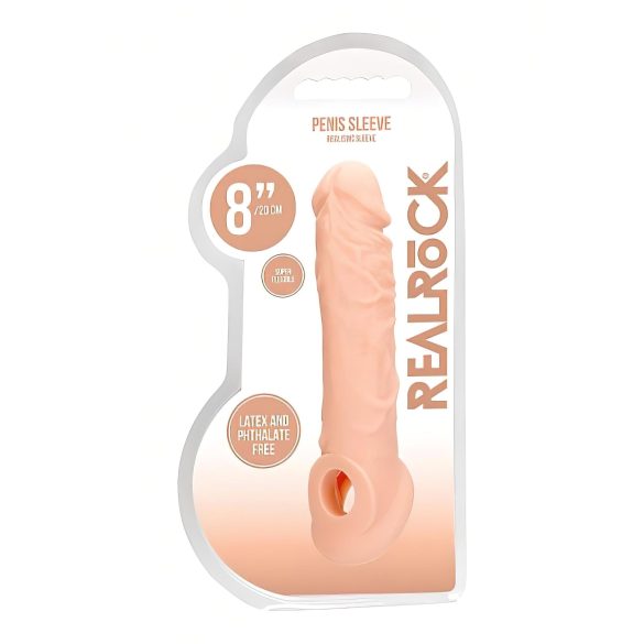 RealRock dzimumlocekļa uzmava 21cm naturāls
