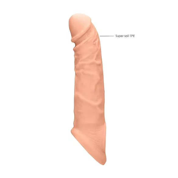 RealRock dzimumlocekļa uzmava 21cm naturāls