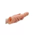 RealRock dzimumlocekļa uzmava 21cm naturāls
