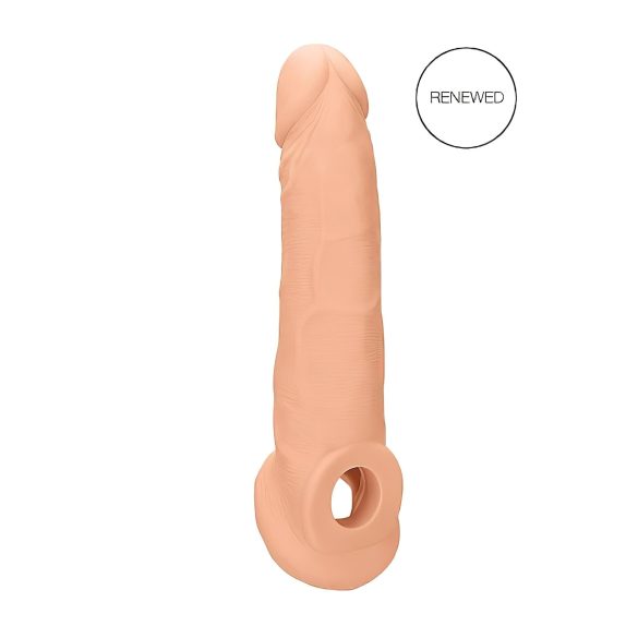 RealRock Dzimumlocekļa Uzmava 9 (21,5 cm) - dabīgs