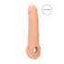 RealRock Dzimumlocekļa Uzmava 9 (21,5 cm) - dabīgs