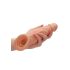 RealRock Dzimumlocekļa Uzmava 9 (21,5 cm) - dabīgs