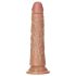 RealRock Slim - realistisks dildo 15,5 cm (tumšs dabīgais)