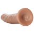 RealRock Slim - realistisks dildo 15,5 cm (tumšs dabīgais)