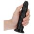 RealRock Slim reālistisks dildo - 15,5 cm (melns)